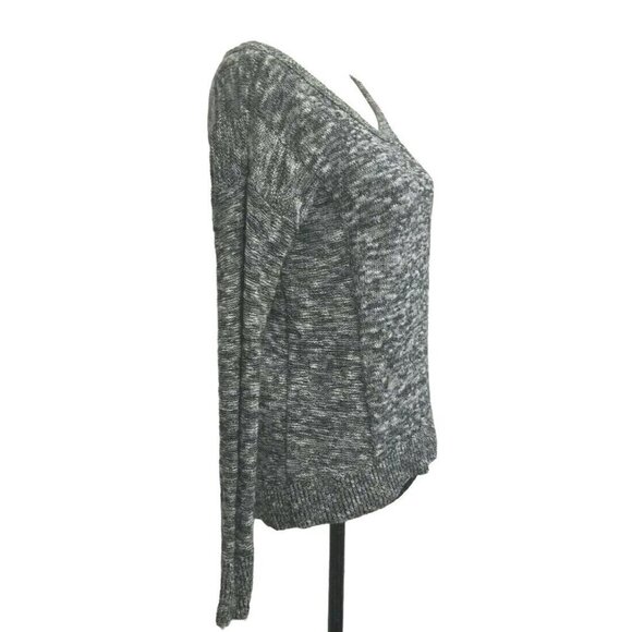 American Eagle Outfitters Womens Sweater Size S/P Heathered Gray - Picture 3 of 12